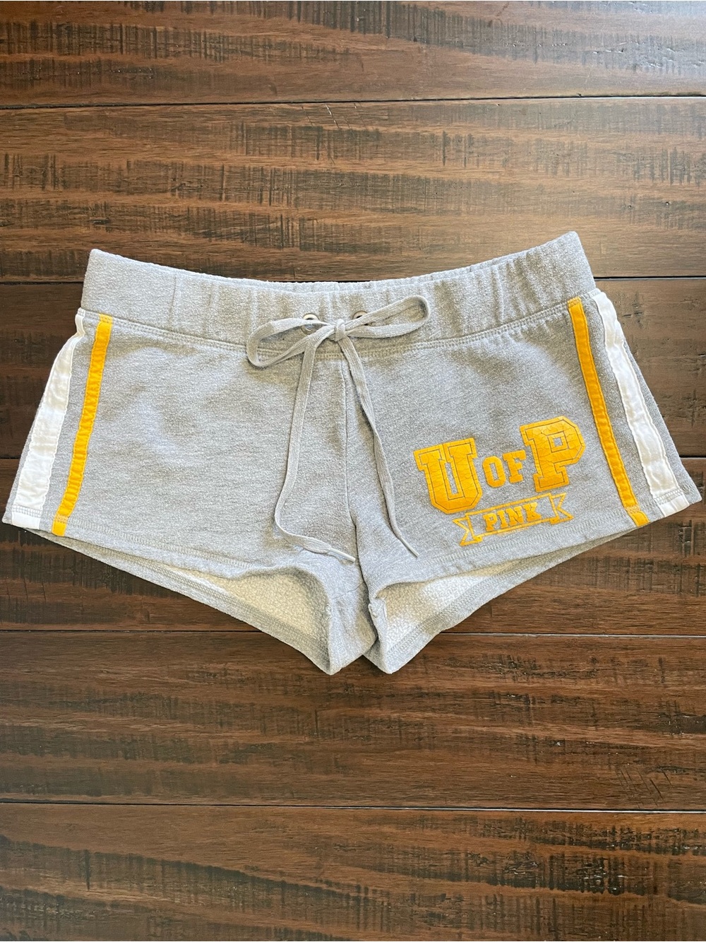 PINK Victoria's Secret Y2K Gray University of Pink Lounge Sleep Shorts